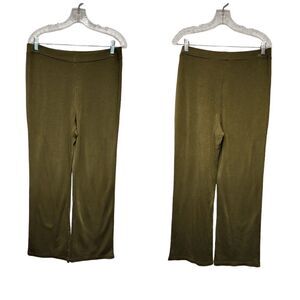 New York Jones Country Olive Green Casual Pants Size Large